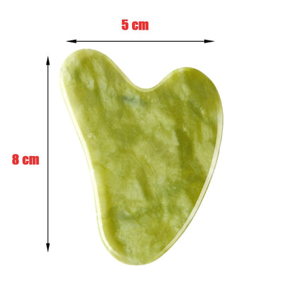 Facial Gua Sha Massager (Jade Stone/Rose Quartz)