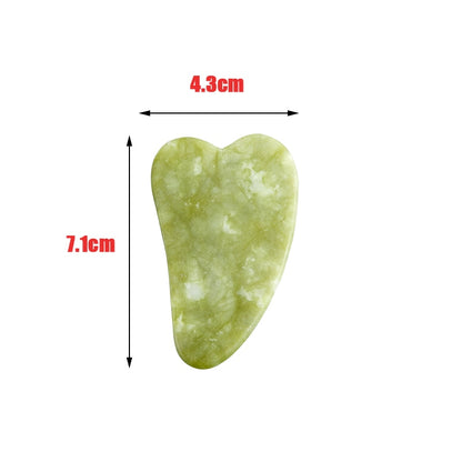 Facial Gua Sha Massager (Jade Stone/Rose Quartz)