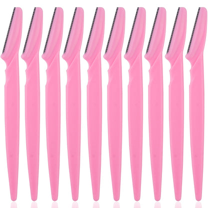 pink eyebrow blade set