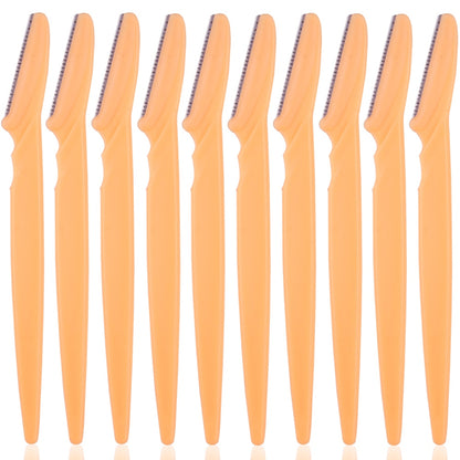 orange eyebrow blade set