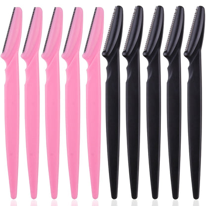 pink and black eyebrow blade