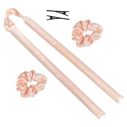 Heatless Silk Curling Rod Headband