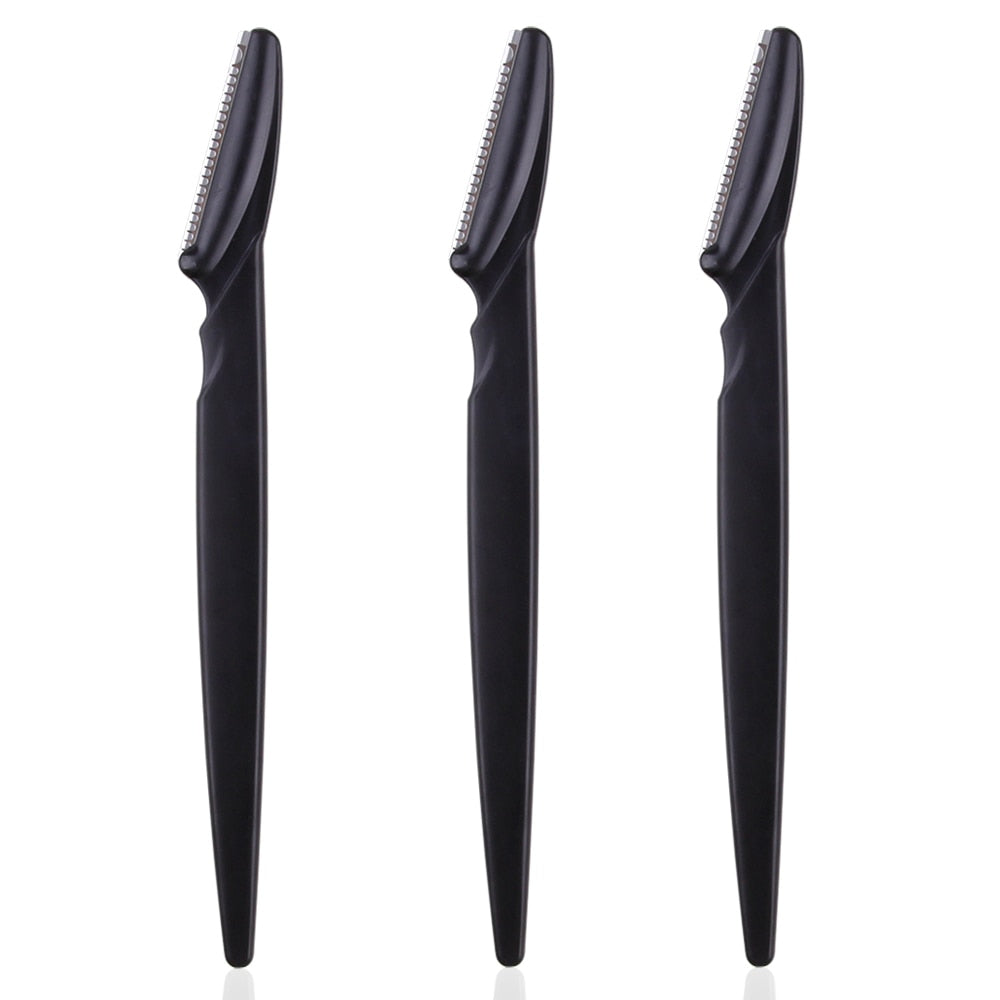 3 black eyebrow blade