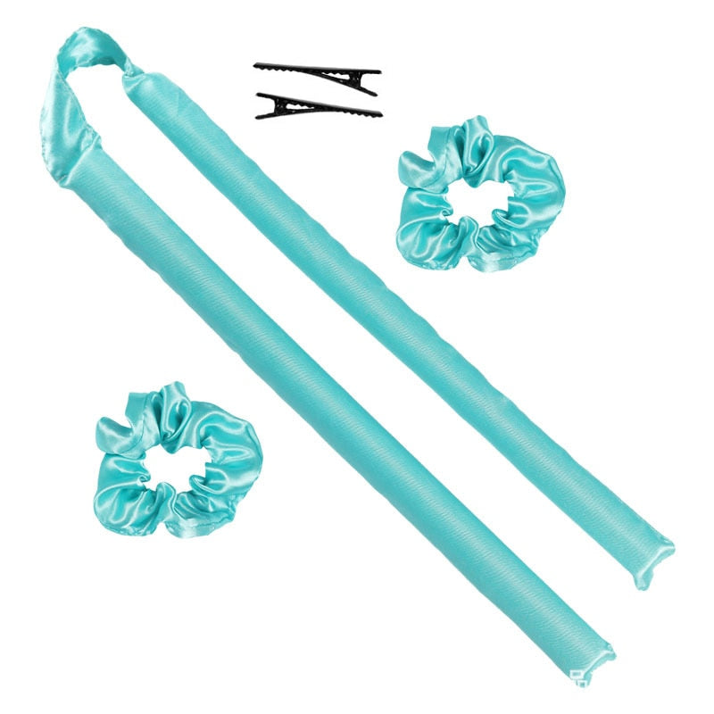 Heatless Silk Curling Rod Headband