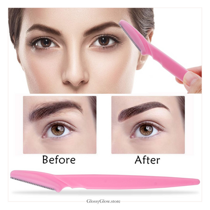 eyebrow blade before and after