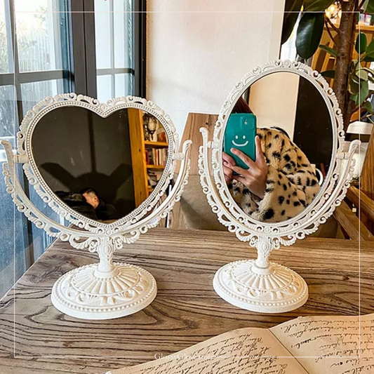 360° Rotating Decorative Makeup Mirror